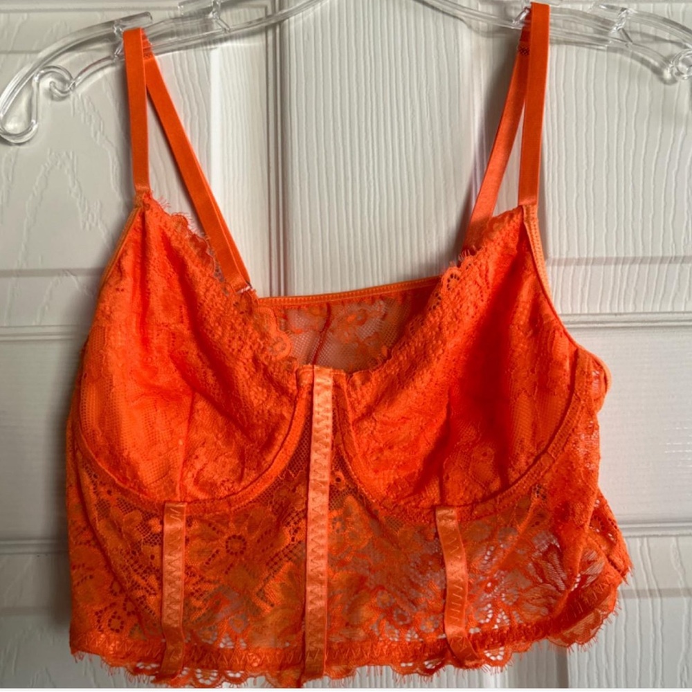 Small orange bralette- never worn